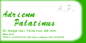 adrienn palatinus business card